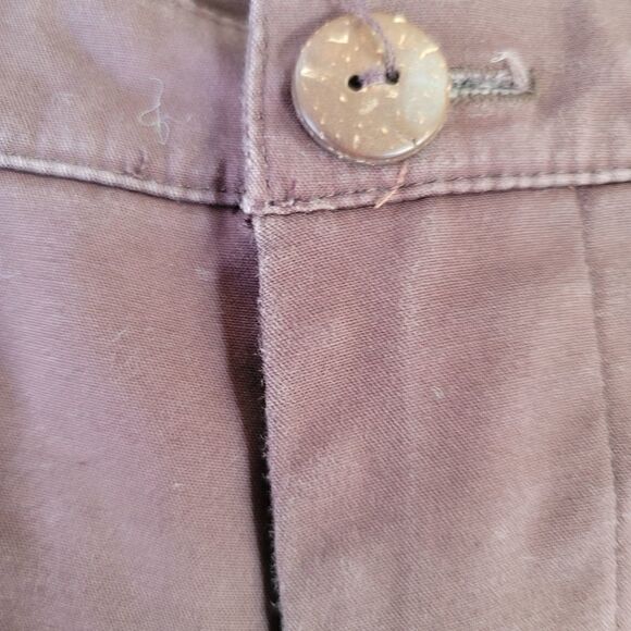 Windridge Cheryl Nash womens size 8 medium brown capri pants cropped summer coff - Picture 4 of 5